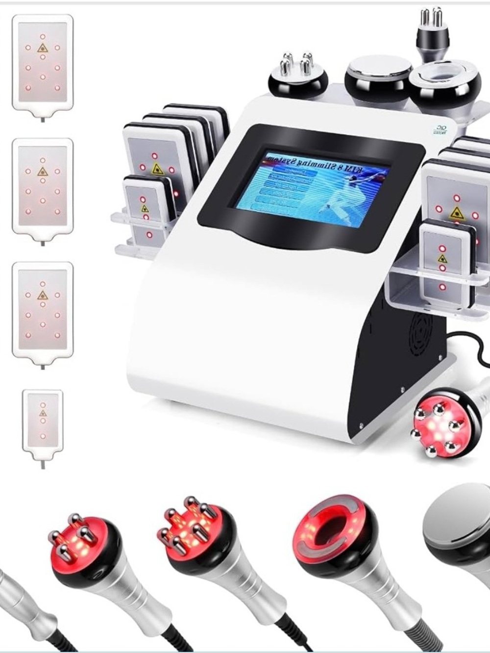 Professional White & Black LED Cavitation Body Contouring Machine
